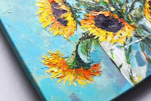絵画　油絵3点　貼り絵2点　キャンバス　ひまわりなど 絵画 油絵3点 貼り絵2点 キャンバス ひまわりなど 絵画 油絵3点 貼り