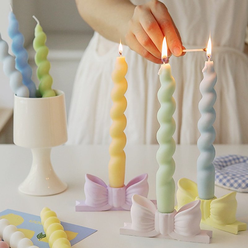 Roll shaped scented candle - เทียน/เชิงเทียน - ขี้ผึ้ง 