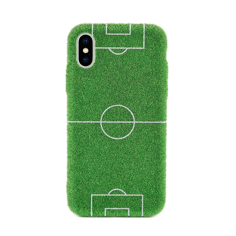 Shibaful Sports for iPhone case 運動場スマホケース  サッカー・野球・アメフト・陸上・テニス　五柄 - スマホケース - その他の素材 グリーン