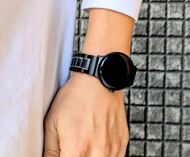 木製バンド】EINBAND Google Pixel Watch 天然木バンド ブラックマル