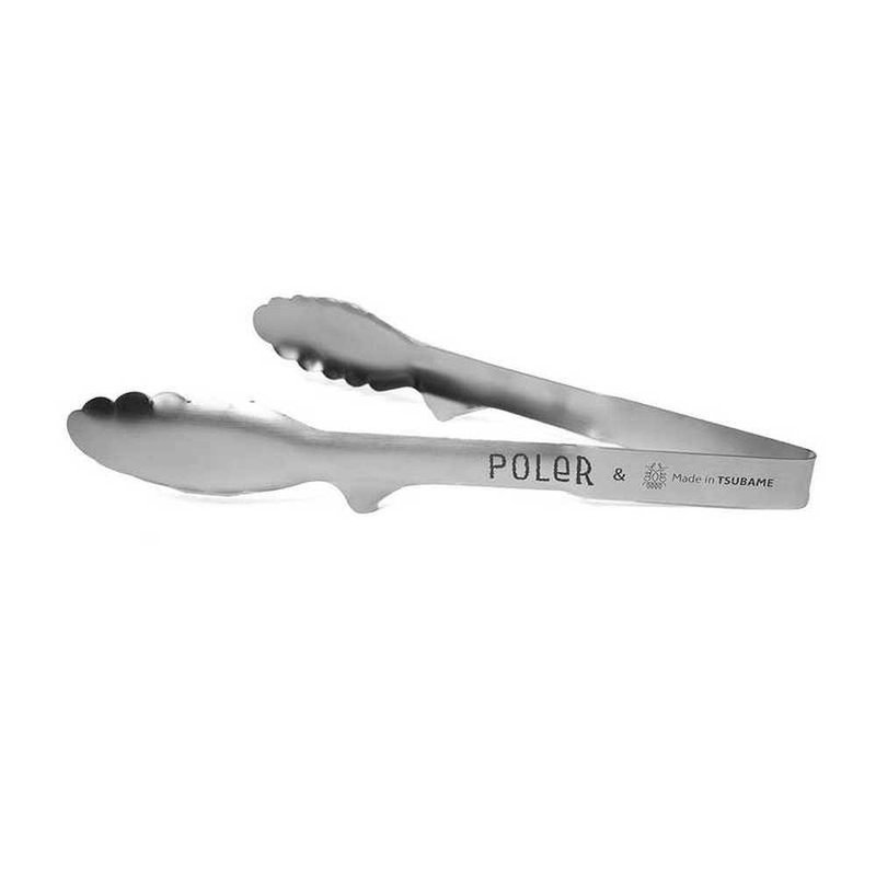 日本限定 POLER GRILL TONG 日本製燕三條烤肉夾 - 露營用品 - 聚酯纖維 銀色