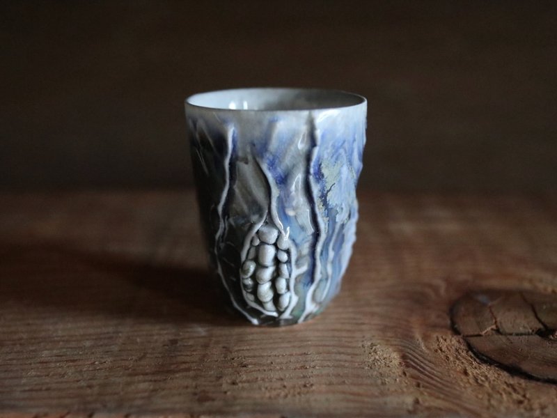 小酒杯・茶杯 - 酒杯/酒器 - 瓷 藍色