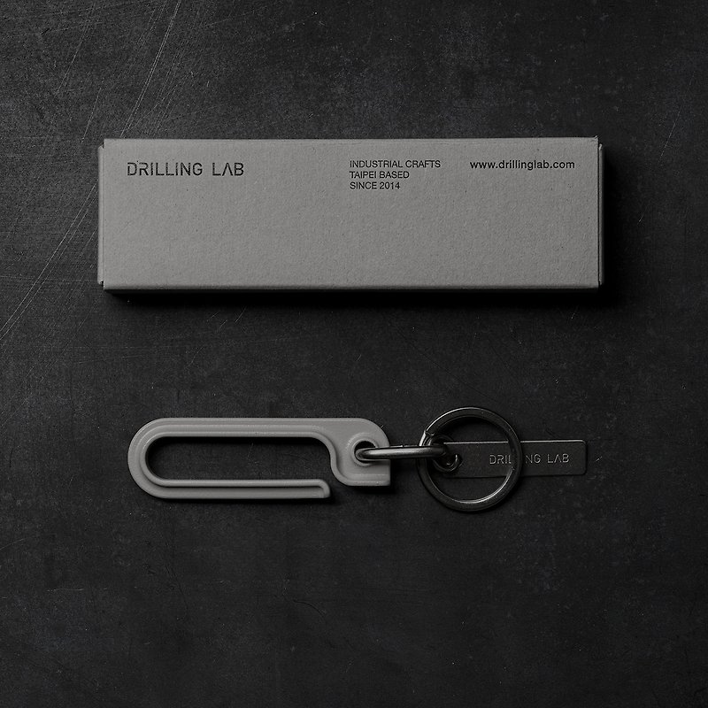 Framework Key Chain 鋼製鑰匙圈_灰色烤漆 - 鑰匙圈/鎖匙扣 - 不鏽鋼 灰色