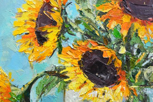 絵画　油絵3点　貼り絵2点　キャンバス　ひまわりなど 絵画 油絵3点 貼り絵2点 キャンバス ひまわりなど 71hZzVick4L