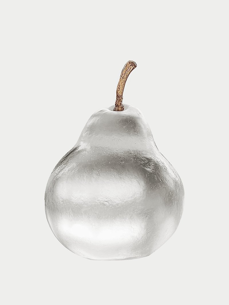 Natural shaped pear paperweight & objet - Items for Display - Other Materials 