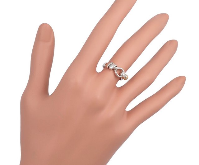 日本直送】ティファニー TIFFANY&Co. フック&アイ 8.5号 リング