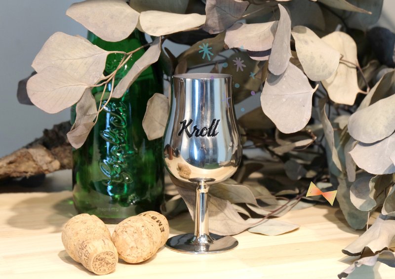 新品上市優惠~【KROLL】純鈦聞香杯 威士忌品酒杯 - 茶壺/茶杯/茶具 - 其他金屬 銀色