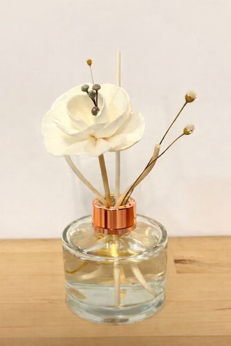 GARDENIA MIST | Floral Home Diffuser - Fragrances - Glass Pink