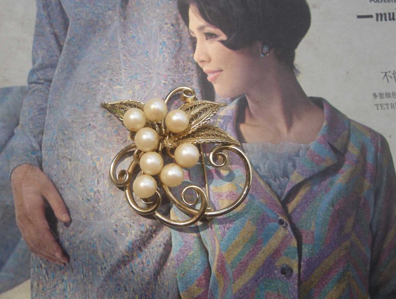 【老時光 OLD-TIME】早期日本老款精緻別針 - 擺飾/家飾品 - 其他材質 多色