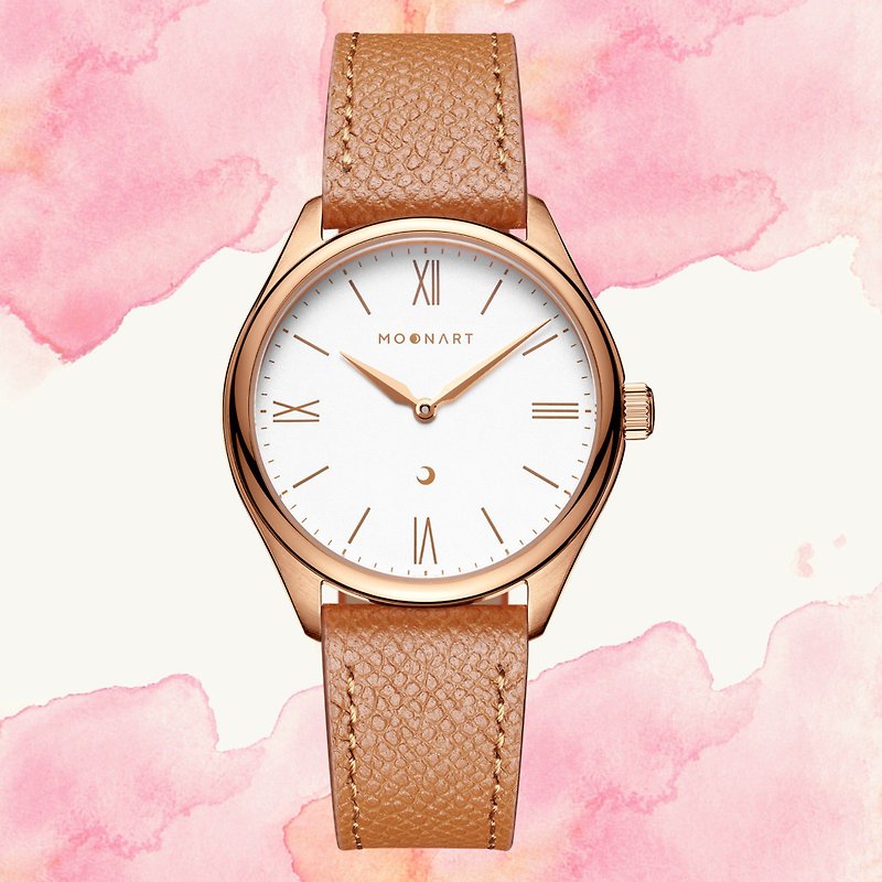 Day Collection - Aurora Pink - Women's Watches - Stainless Steel Gold