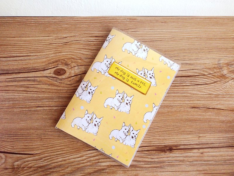 "My dog is not a pet, my dog is family" notebook/ diary - Notebooks & Journals - Paper Orange