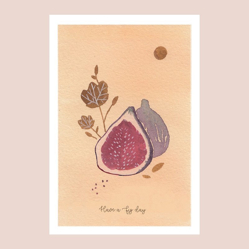 Fig postcard - การ์ด/โปสการ์ด - กระดาษ 