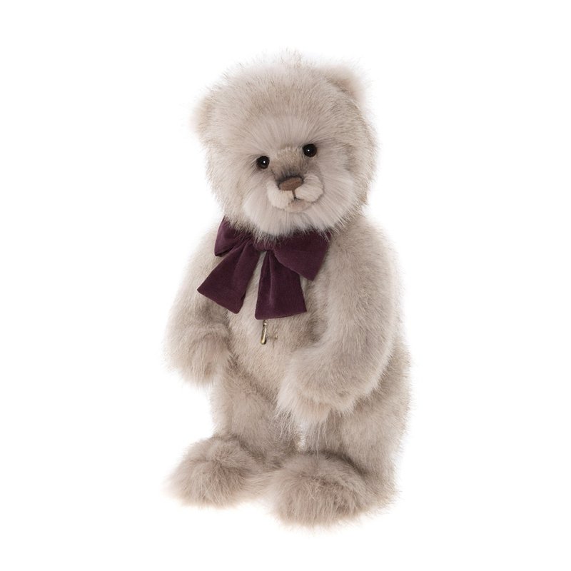 Clarey 手工製作限量動物玩偶 全球限量 Bear 泰迪熊 熊 - 玩偶/公仔 - 聚酯纖維 灰色