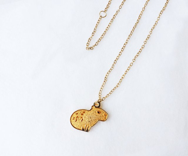 Capybara necklace sale