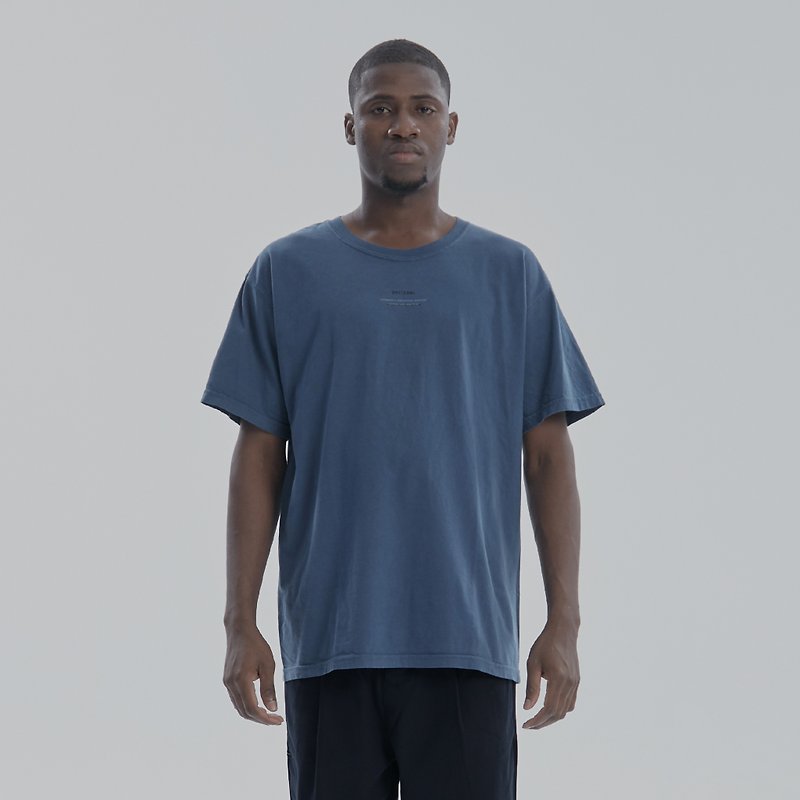 DYCTEAM-Tee A BASE OF (BU) - Unisex Hoodies & T-Shirts - Cotton & Hemp Blue