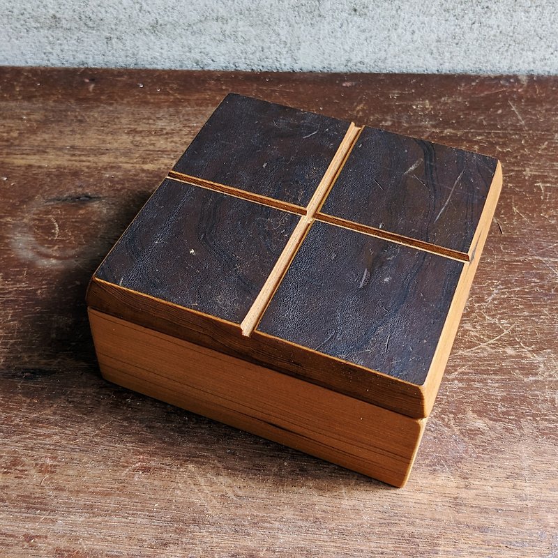 多功能收納手作實木木盒 - 居家收納/收納盒/收納用品 - 木頭 咖啡色