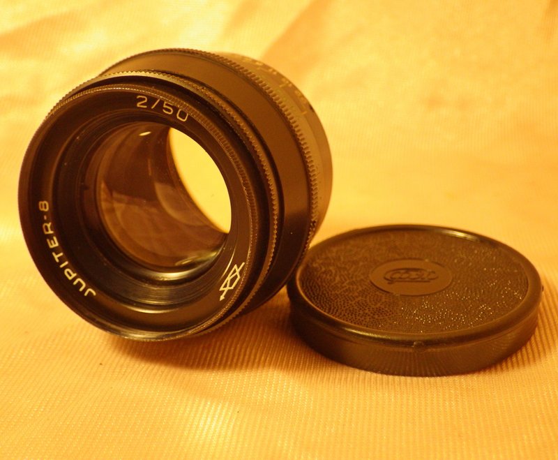 KMZ JUPITER-8 50mm f2.0 lens fr M39 LTM Leica Zorki FED camera Sonnar 1974 BLACK - กล้อง - แก้ว สีดำ