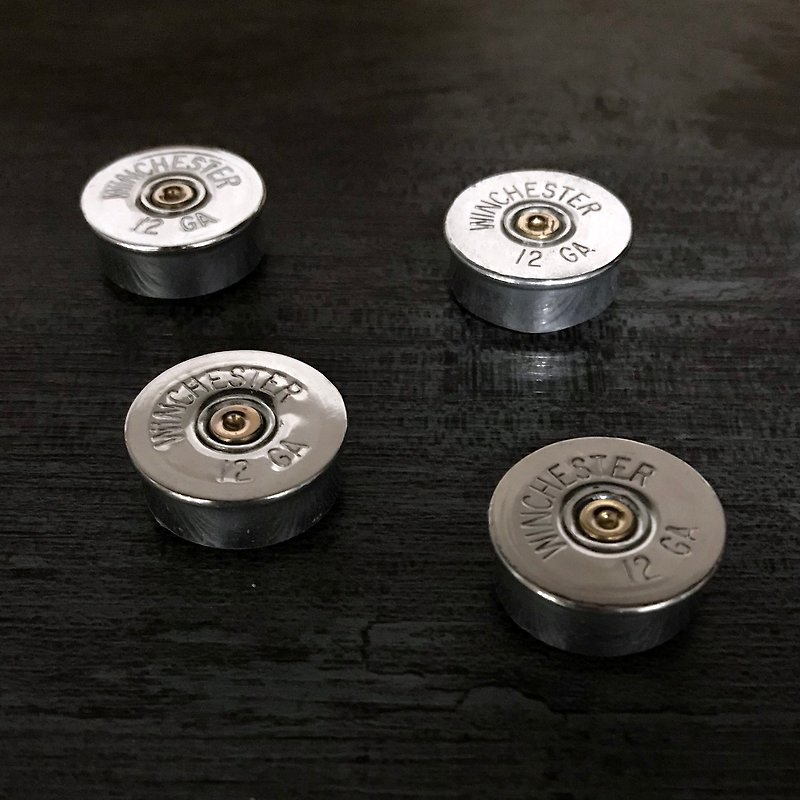 Bullet Designs 12-caliber shotgun bullet strong magnet 4 into / creative shape refrigerator magnet - อื่นๆ - โลหะ 