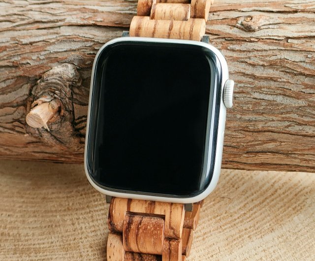 木製バンド】EINBAND AppleWatch アップルウォッチ 天然木バンド 木の