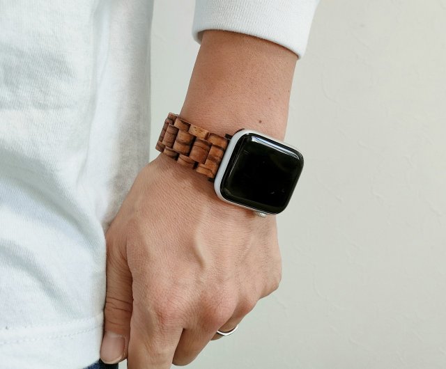 木製バンド】EINBAND AppleWatch アップルウォッチ 天然木バンド 木の