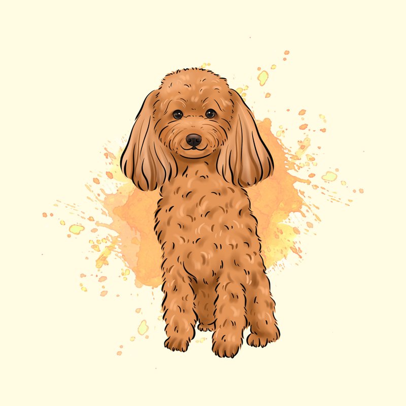 Custom Pet Portraits (Full Body) - Customized Portraits - Other Materials 