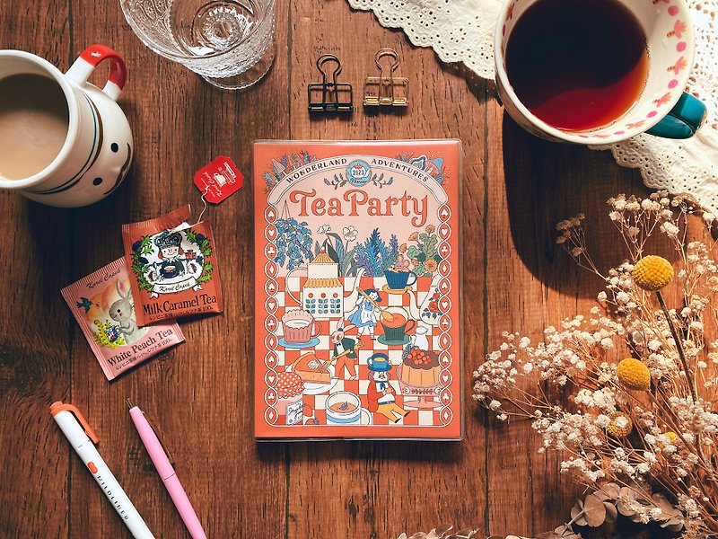 Dimeng Qi 2023 Wonderland Adventure Time Limit Zhou Zhi Tea Party - Notebooks & Journals - Paper Multicolor