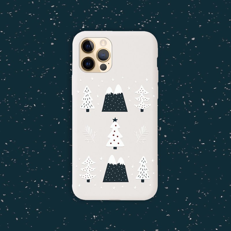 白色聖誕 聖誕系列 防摔手機殼 CSAJ18 - 手機殼/手機套 - 矽膠 多色