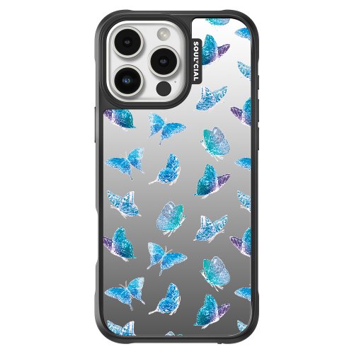 SOUL-CIAL Butterfly Melodies Blue Morpho Guardian iPhone 手機殼 磁吸