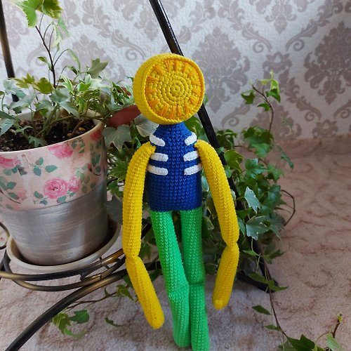 Roblox Noob Crochet Toy, Roblox Noob Plush