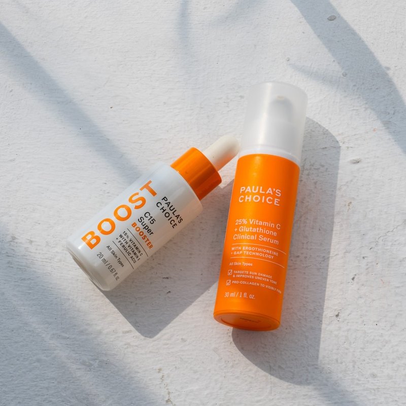 早C晚C【寶拉珍選】C15縮時亮白精萃+C25瞬效亮白淡斑精華 - 精華液/精華油 - 其他材質 白色