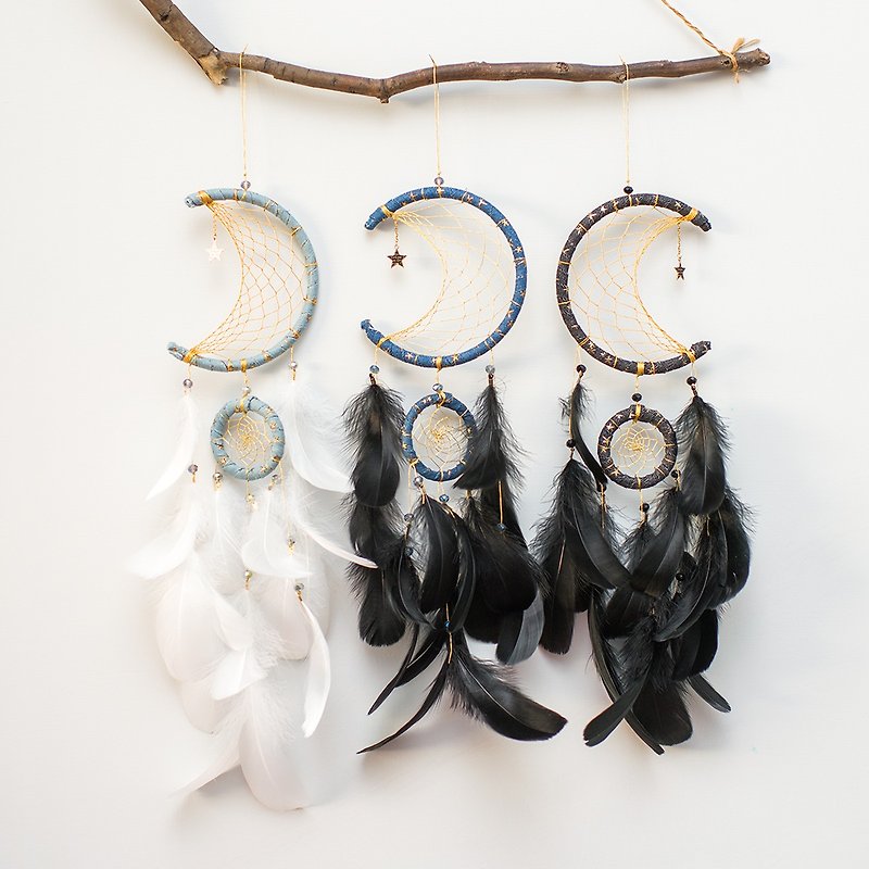 Make a wish to the moon- Healing Moon Dreamcatcher- Denim+Venus- Exchanging Gifts - Items for Display - Other Materials Khaki