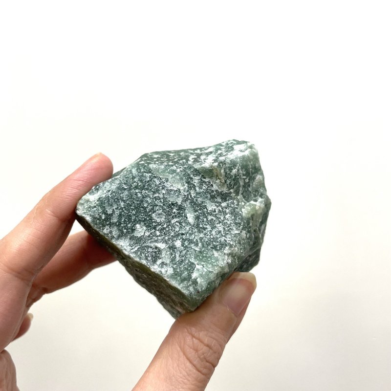 Natural Brazilian Aventurine Raw Stone I Decoration I Feng Shui I Decoration - ของวางตกแต่ง - หยก สีเขียว