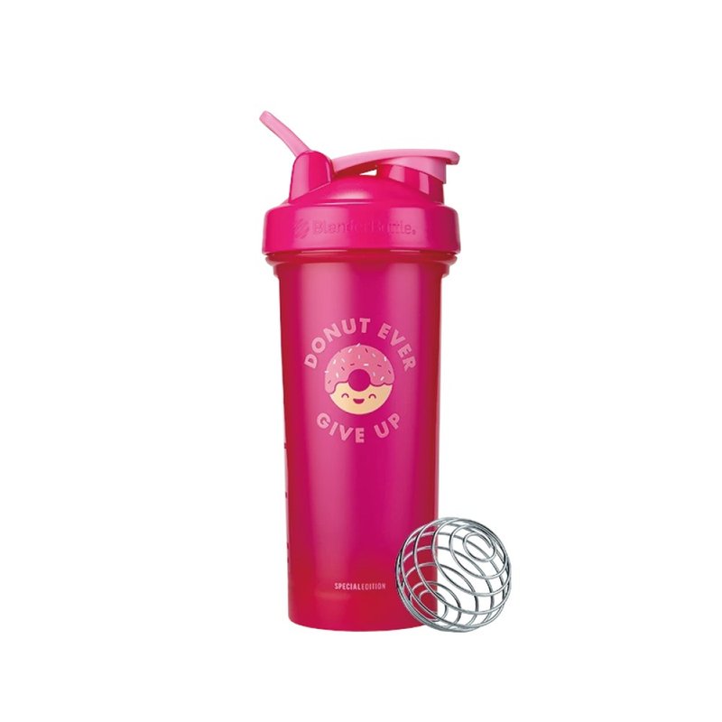 BlenderBottle【Classic V2】特別版防漏搖搖杯28oz-甜甜圈(粉紅) - 水瓶/水壺 - 環保材質 粉紅色