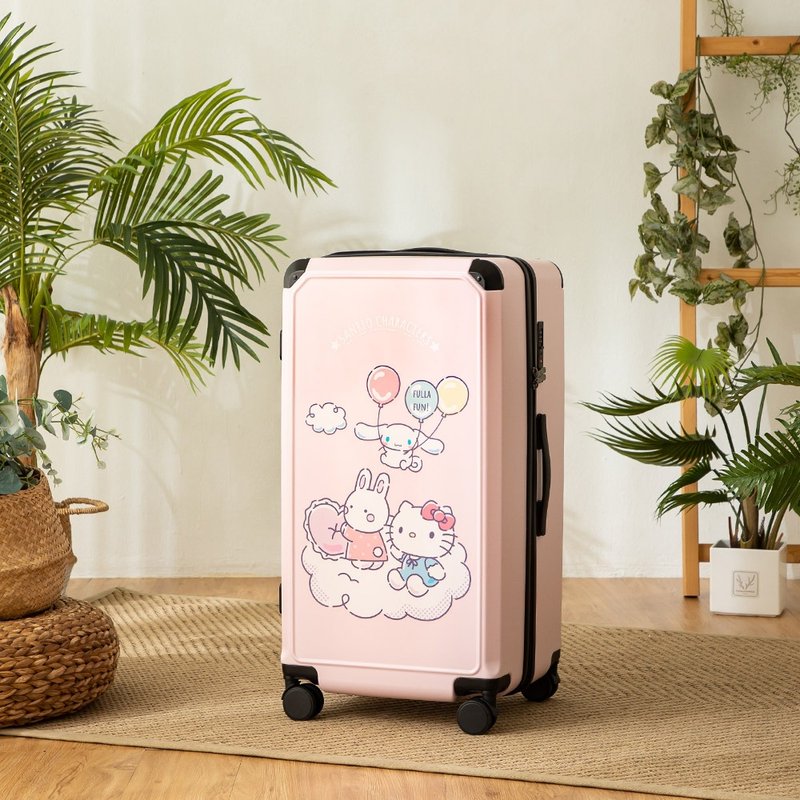 [Sanrio] Hello Kitty 28-inch zippered fat suitcase suitcase - Cloud Pink - กระเป๋าเดินทาง/ผ้าคลุม - พลาสติก สึชมพู