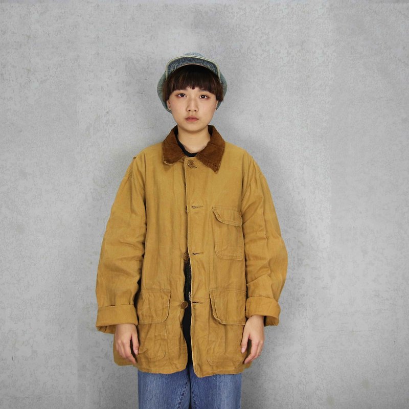 Tsubasa.Y Vintage house with vintage hunting coat 001, hunting jacket - เสื้อโค้ทผู้ชาย - วัสดุอื่นๆ 