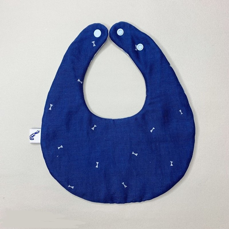 Egg-shaped bib/double yarn and pure cotton style - Bibs - Other Materials 