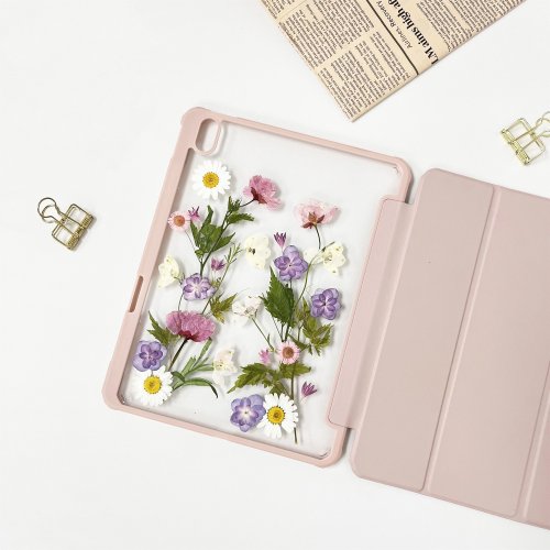 FeimeiPresents 甜蜜花園手工押花iPad外殼 iPad Air 11寸 13寸 iPad Pro 11寸13