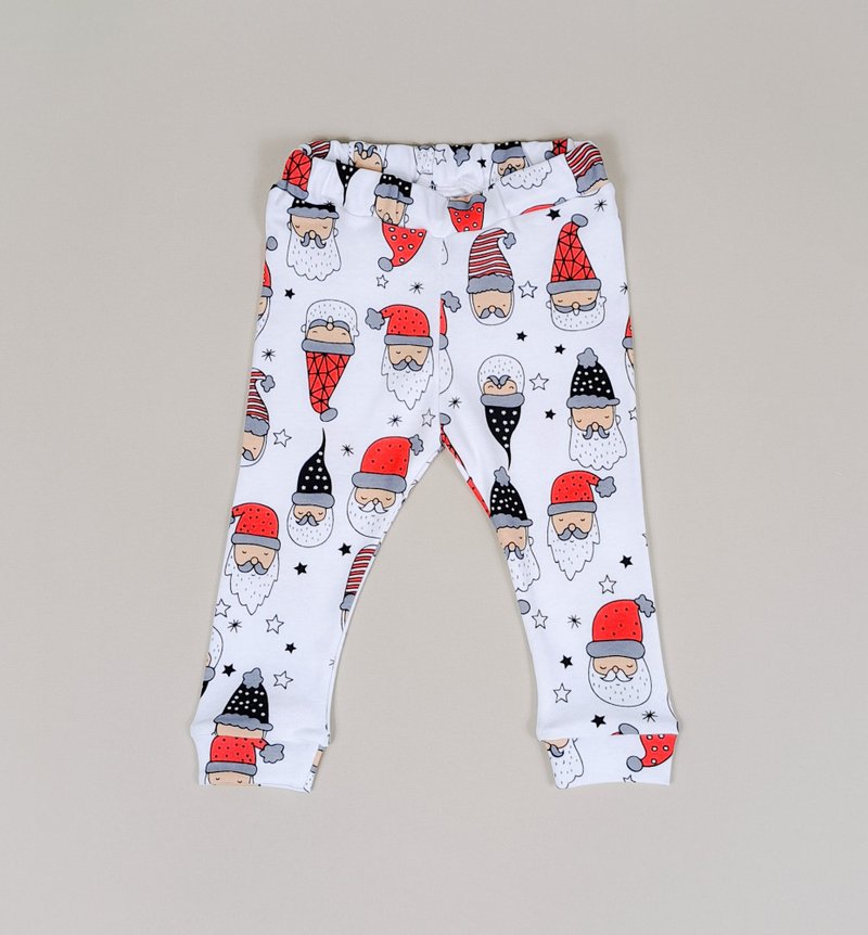 Christmas baby girl boy pants, Holiday baby pants, Christmas kids pants gift - กางเกง - ผ้าฝ้าย/ผ้าลินิน หลากหลายสี