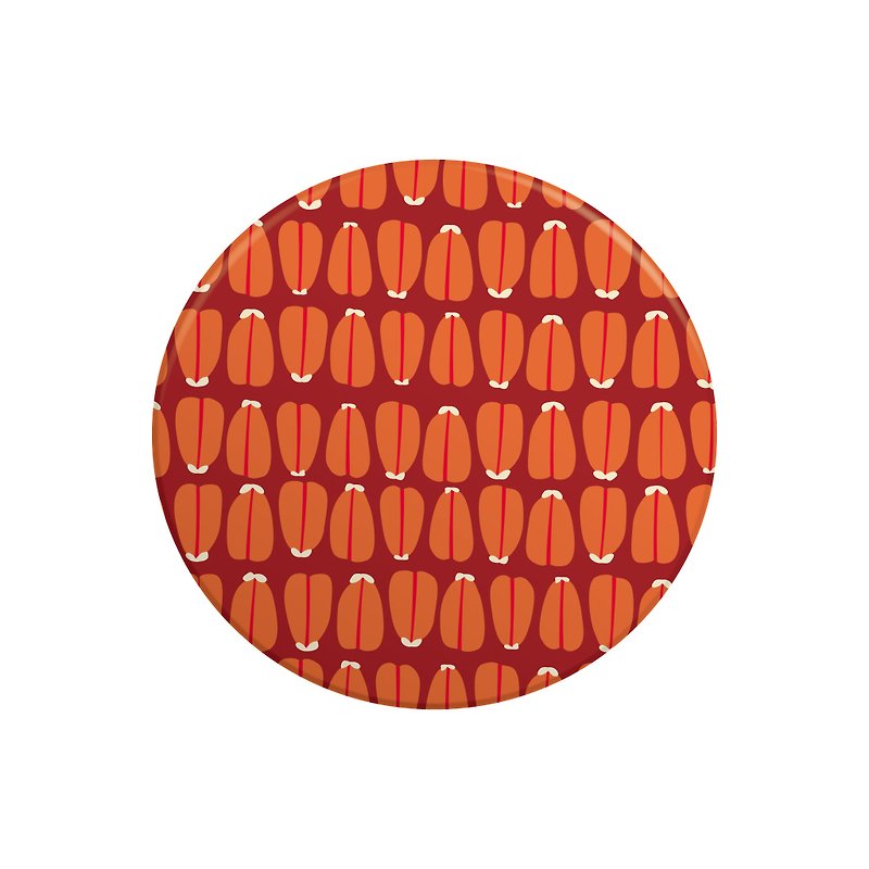烏魚子印花陶瓷鍋墊 - 餐桌布/餐墊 - 陶 紅色