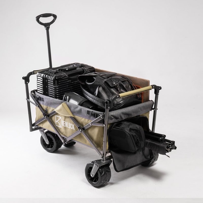 KENLUCK Wagon ESSENTIAL 入門款 多功能折疊手拉車 - 野餐墊/露營用品 - 其他金屬 綠色