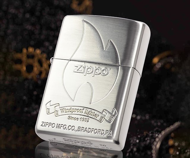 ZIPPO Official Flagship Store] Classic Crazy Flame Logo Windproof 