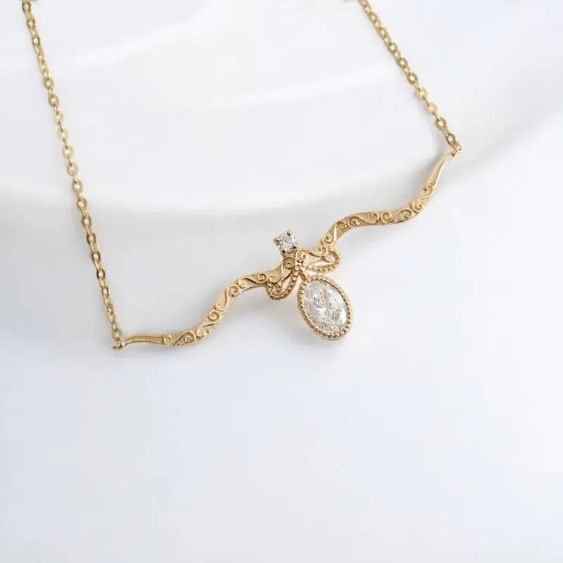 【 C.H. DELUXE 】DEMETER - NECKLACE - สร้อยคอ - เครื่องประดับ สีทอง