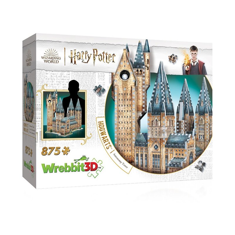 霍格華茲占星塔 ∕ 哈利波特_3D拼圖_875片 - 拼圖 - 其他材質 多色