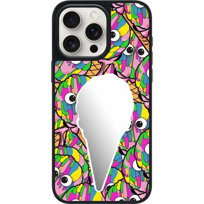 Ryan San - Ice Cream iPhone 16 Pro Max Samsung s24 Ultra Mirror Case - เคส/ซองมือถือ - พลาสติก หลากหลายสี