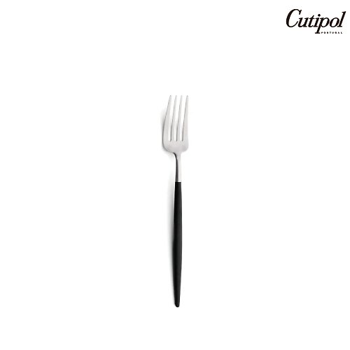 Cutipol 葡萄牙Cutipol GOA系列黑柄21.5cm主餐叉