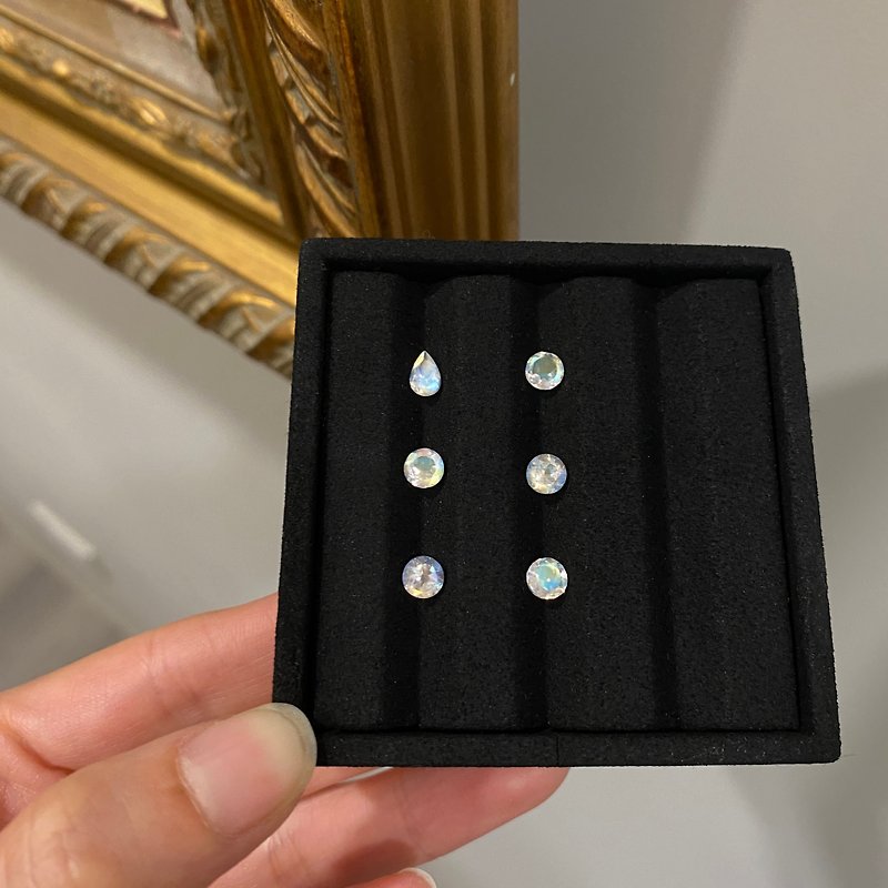 [Stone] Rainbow Feldspar Rainbow Moonstone - Necklaces - Gemstone Multicolor
