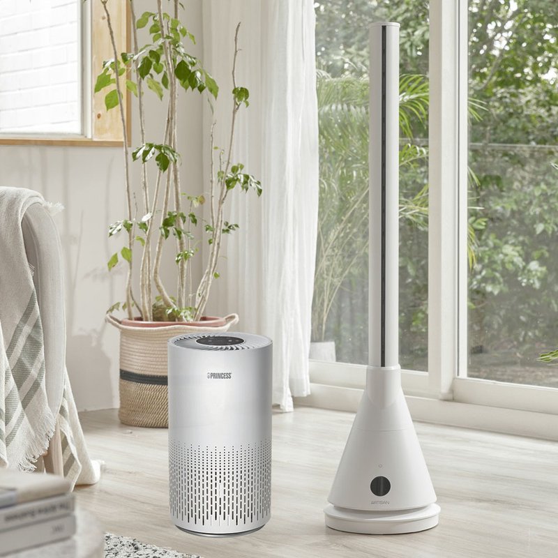 PRINCESS x ARTISAN Purifying circulation combination (air purifier + cold/warm four-season fan) - Other Small Appliances - Other Materials White