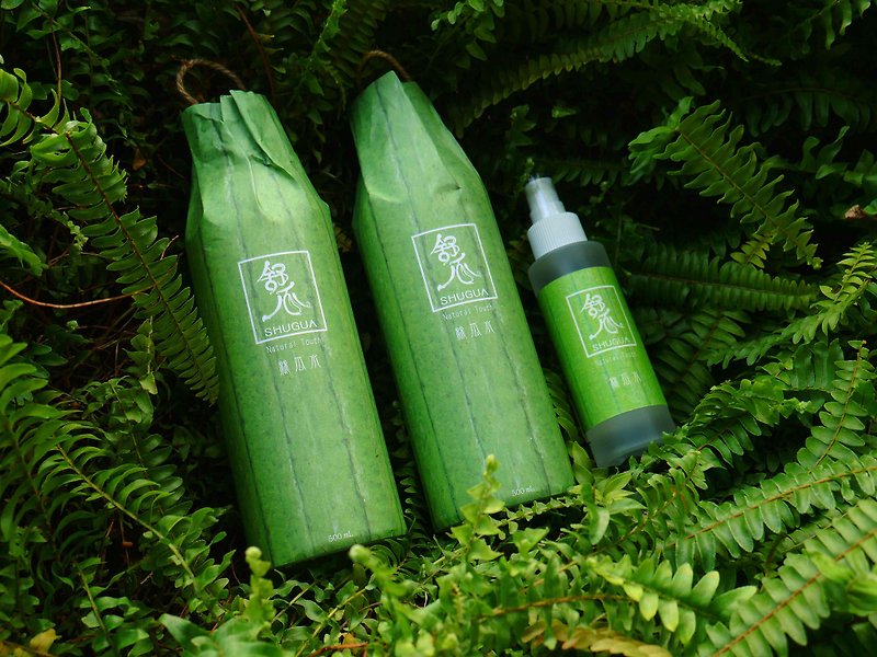 植物．花 其他 綠色 - 無味純絲瓜水厚禮組 1100ML 送噴霧瓶
