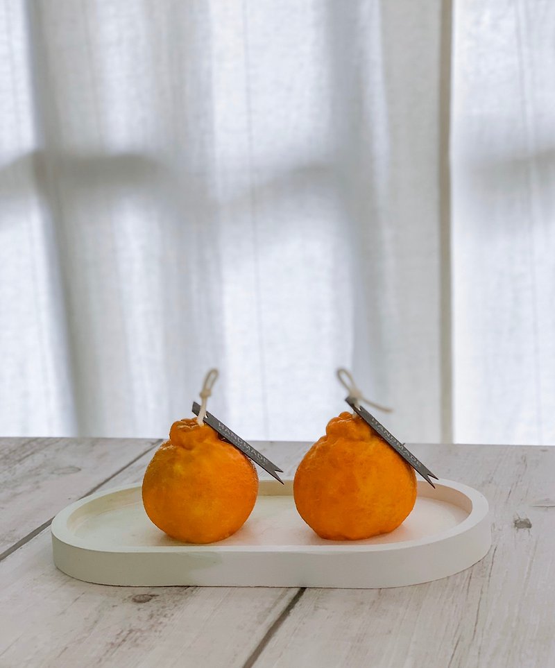 環境に優しい自然な大豆の蝋-模造のオレンジのにおいの蝋燭 50G/135G - アロマ・線香 - 蝋 