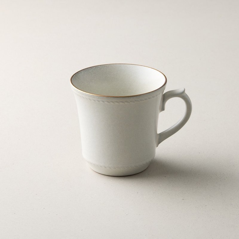 Japanese Mino-yaki - gold-rimmed classic mug - three types to choose from - 350 ml - แก้วมัค/แก้วกาแฟ - ดินเผา หลากหลายสี